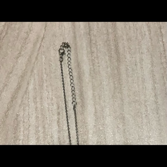 Silver Circle Necklace - Picture 2 of 2